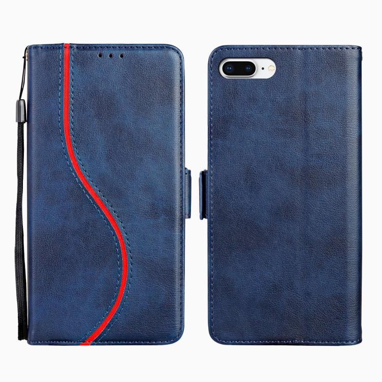 Side Buckle S Curve Leather Phone Case