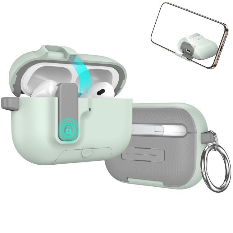 Auto Switch Lock Integrated Holder Wireless Earphone Case