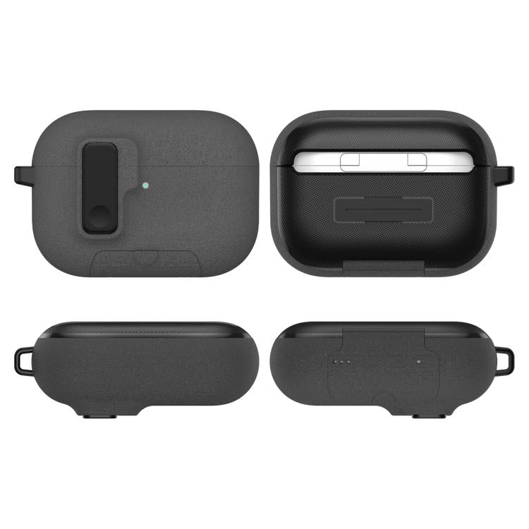 Auto Switch Lock Integrated Holder Wireless Earphone Case