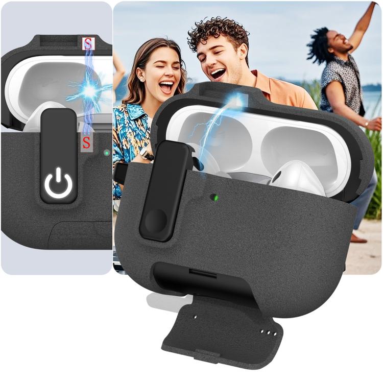 Auto Switch Lock Integrated Holder Wireless Earphone Case