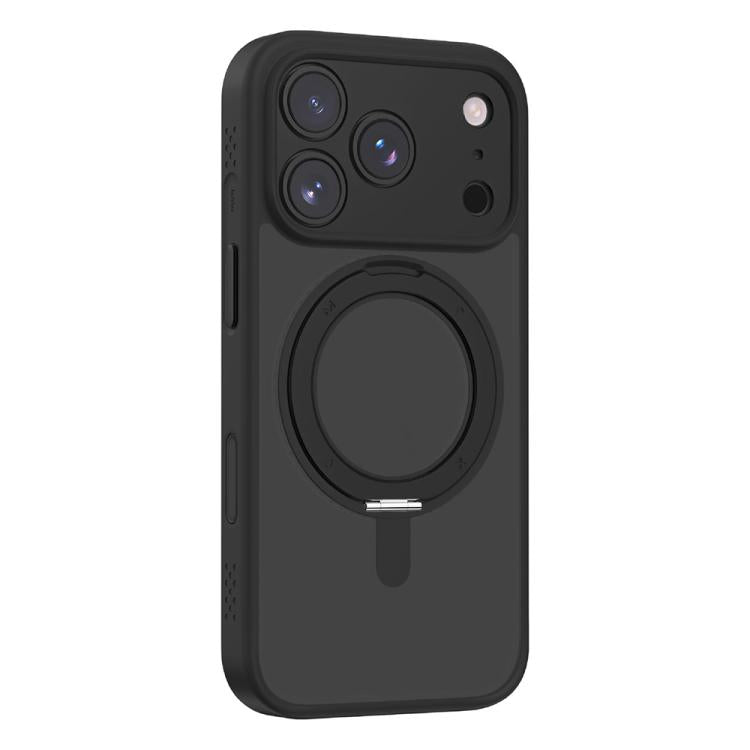 MOMAX Magsafe Magnetic Metal Rotating Holder Phone Case