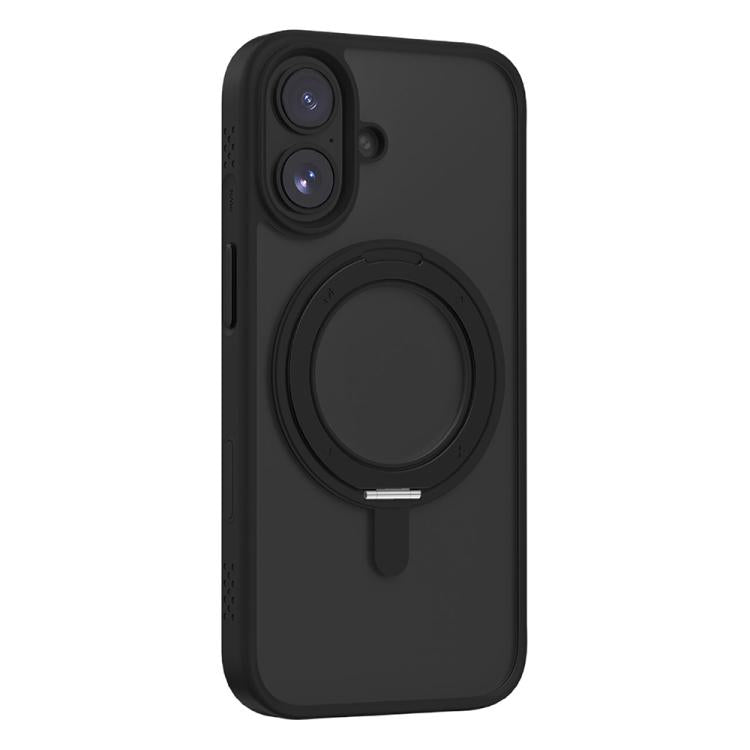 MOMAX Magsafe Magnetic Metal Rotating Holder Phone Case