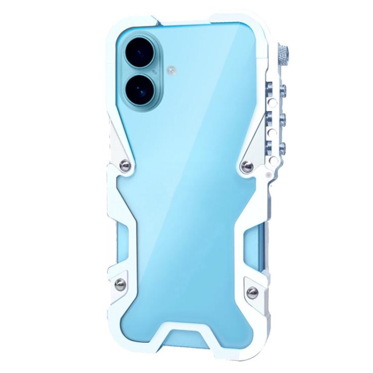 Trigger Design Hollow Metal Frame Phone Case with Lanyard