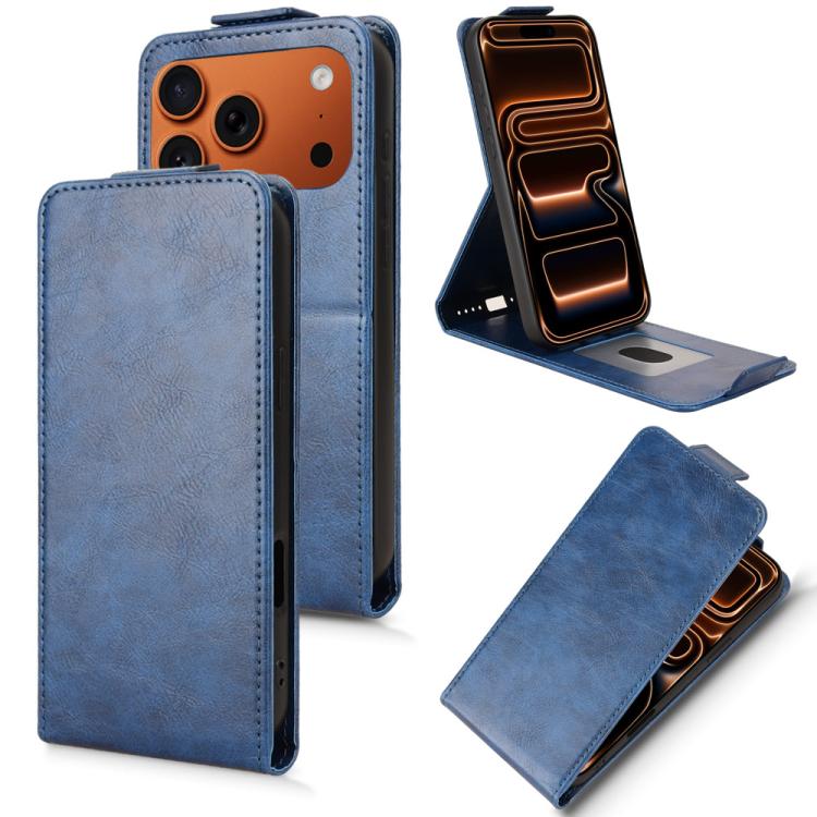 Magnetic Vertical Flip Leather Phone Case with Buckle