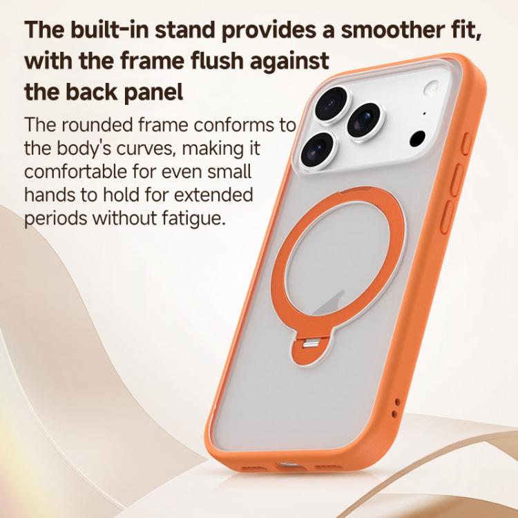 ZGA 360 Pivot Holder Magsafe PC Hybrid TPU Phone Case