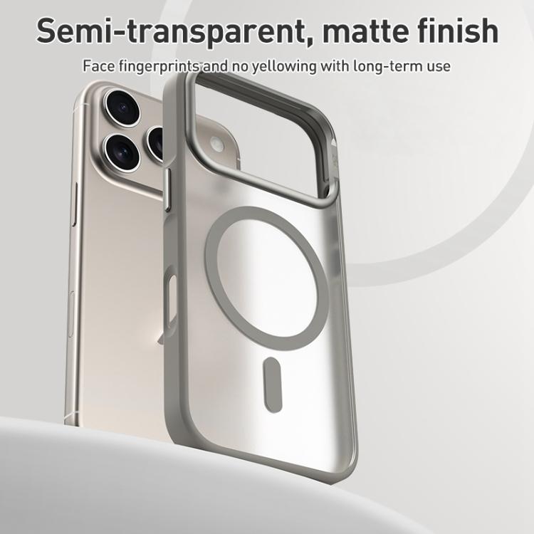 ZGA Matte Clear Magsafe PC Hybrid TPU Phone Case