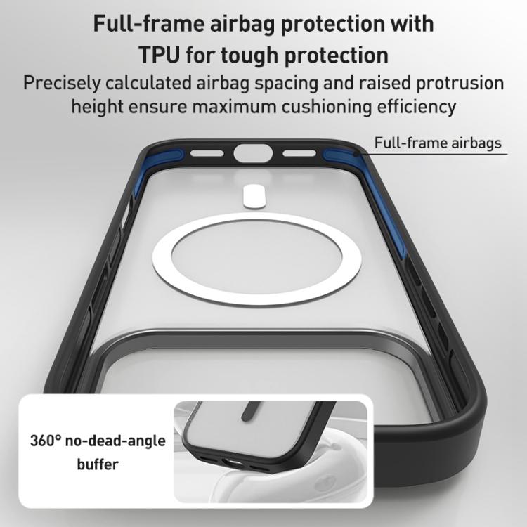 ZGA Matte Clear Magsafe PC Hybrid TPU Phone Case