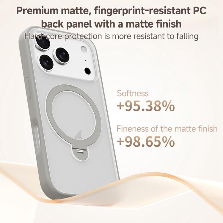 ZGA 360 Pivot Holder Magsafe PC Hybrid TPU Phone Case