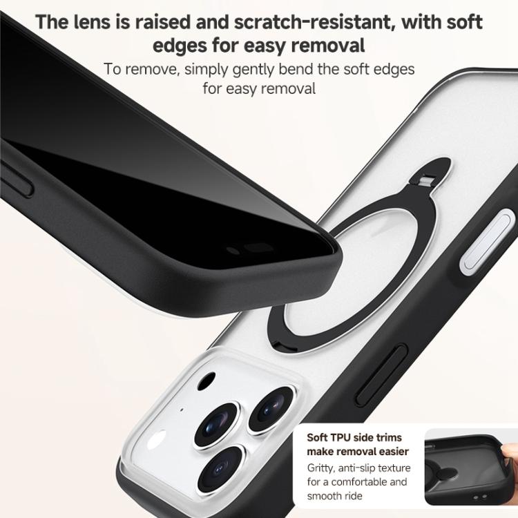 ZGA 360 Pivot Holder Magsafe PC Hybrid TPU Phone Case