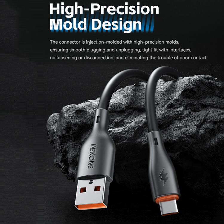 WK WDC-116i 12W USB to 8 Pin Fast Charging Data Cable, Length: 1m