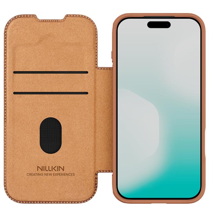 NILLKIN QIN Series Pro Sliding Camera Cover Design Leather Phone Case
