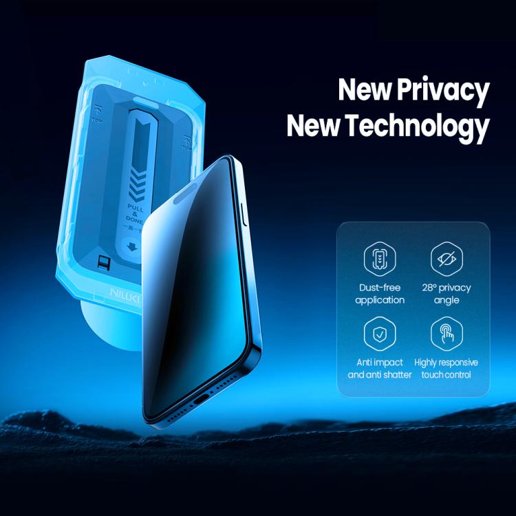 NILLKIN Guardian Full Coverage Privacy Tempered Glass Film with Dust-free Cabin