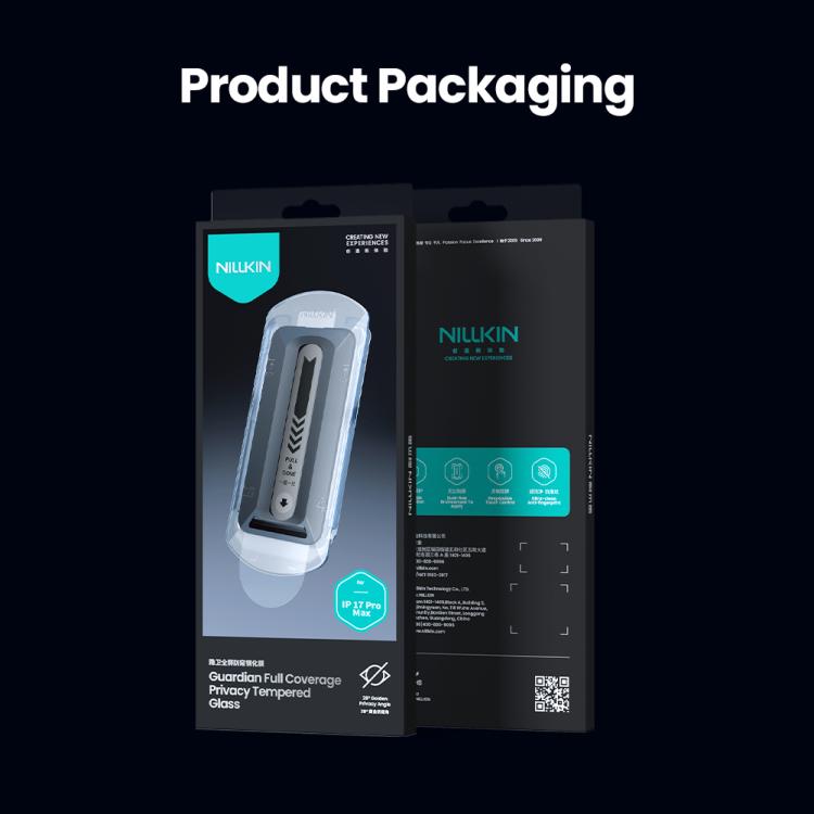 NILLKIN Guardian Full Coverage Privacy Tempered Glass Film with Dust-free Cabin