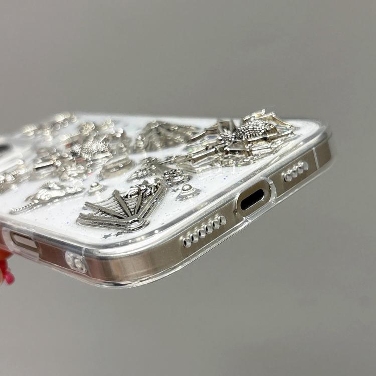 Dark-Style Spider Epoxy Acrylic Hybrid TPU Phone Case