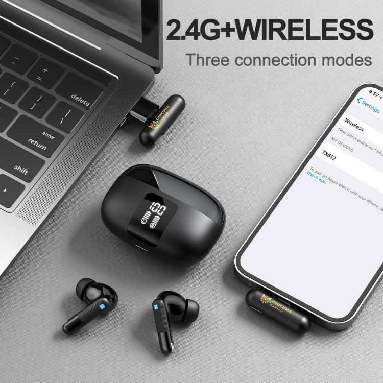 ONIKUMA TX612 Dual-Mode ENC Dual-Microphone Noise Reduction Wireless Bluetooth Earphone