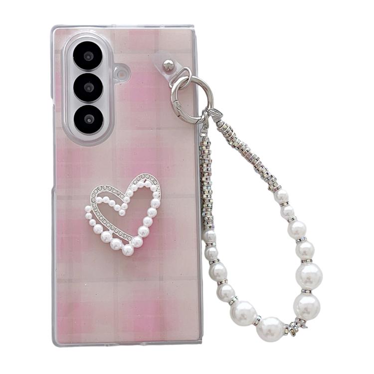 Glitter Polka Dot DIY Heart Phone Case with Bracelet
