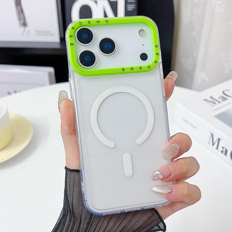 Color Contrast Lens Frame Transparent TPU Phone Case
