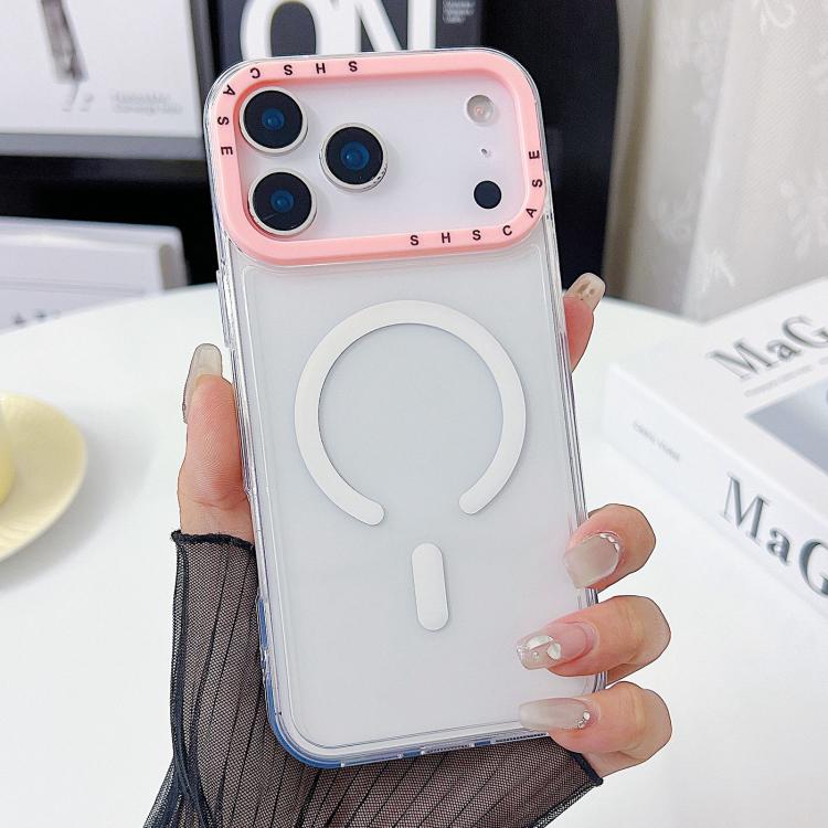 Color Contrast Lens Frame Transparent TPU Phone Case