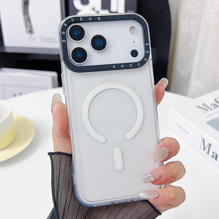 Color Contrast Lens Frame Transparent TPU Phone Case