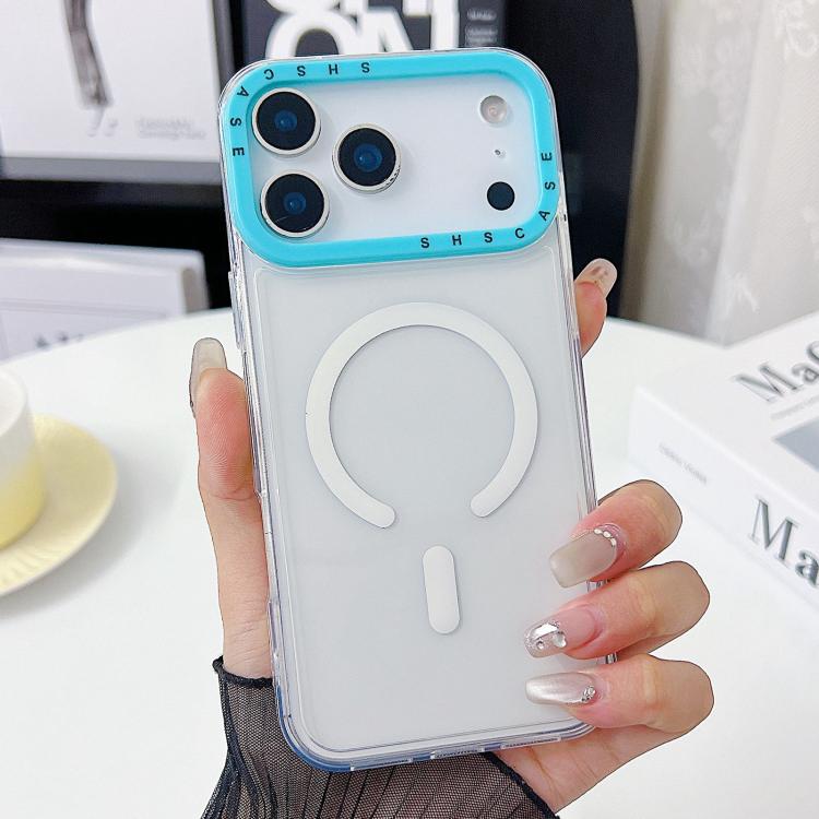 Color Contrast Lens Frame Transparent TPU Phone Case