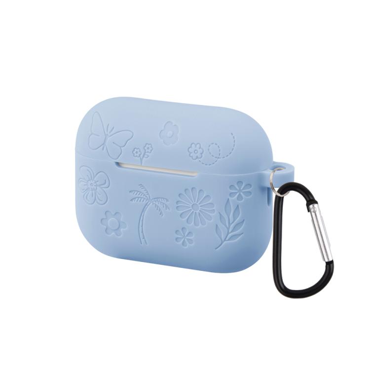 2.0mm Butterfly Pattern Silicone Earphone Case with Hook