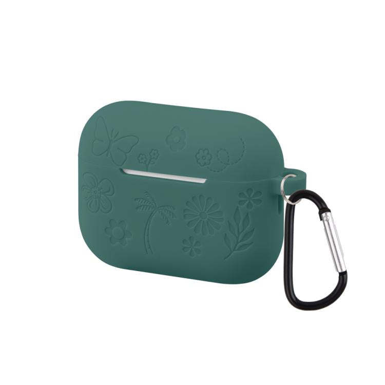 2.0mm Butterfly Pattern Silicone Earphone Case with Hook