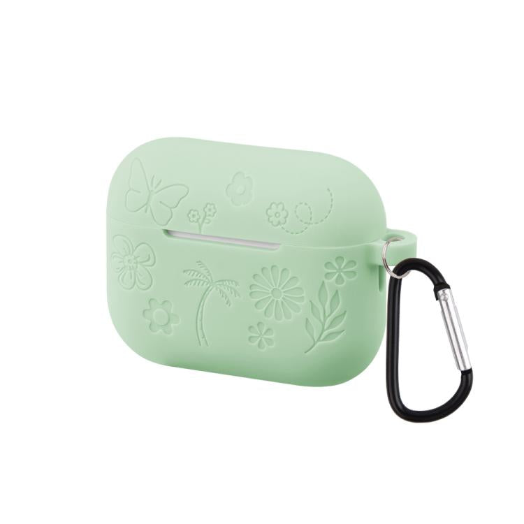 2.0mm Butterfly Pattern Silicone Earphone Case with Hook