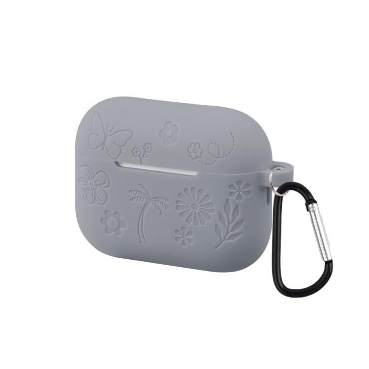 2.0mm Butterfly Pattern Silicone Earphone Case with Hook