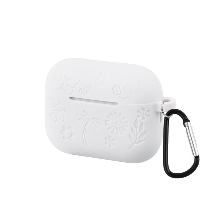 2.0mm Butterfly Pattern Silicone Earphone Case with Hook