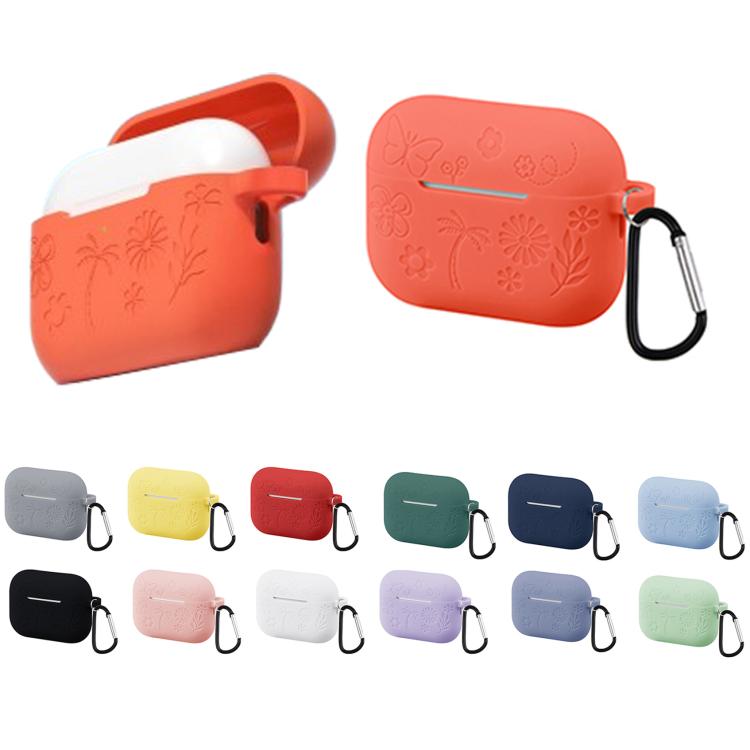 2.0mm Butterfly Pattern Silicone Earphone Case with Hook