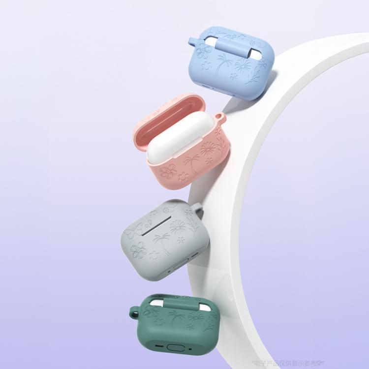 2.0mm Butterfly Pattern Silicone Earphone Case with Hook