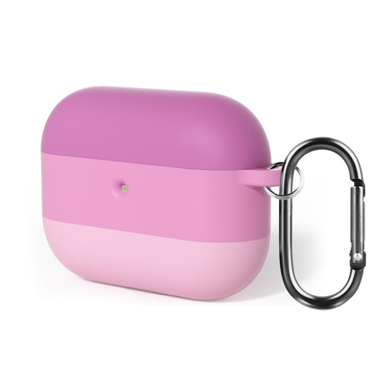 2.3mm Gradient Three-color Silicone Earphone Protective Case with Hook