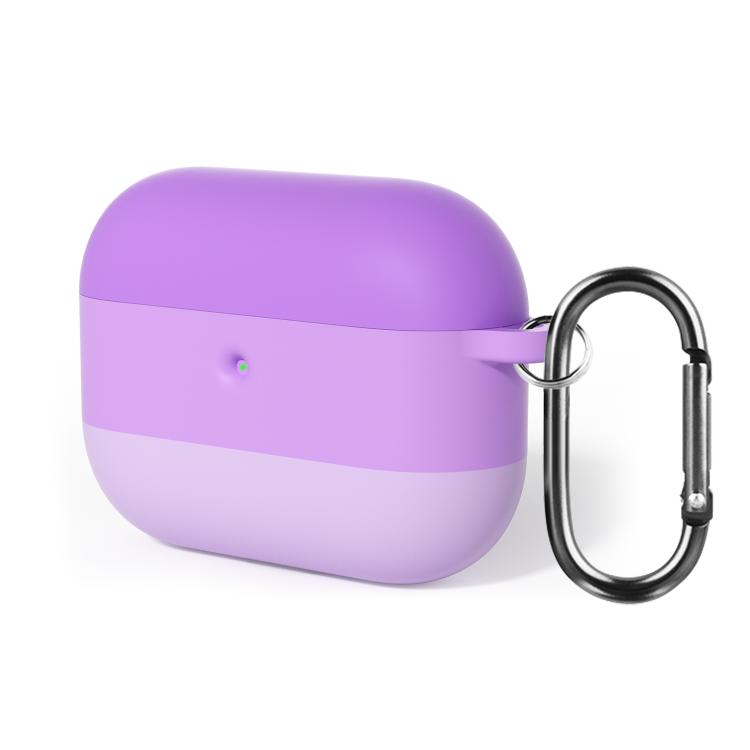 2.3mm Gradient Three-color Silicone Earphone Protective Case with Hook