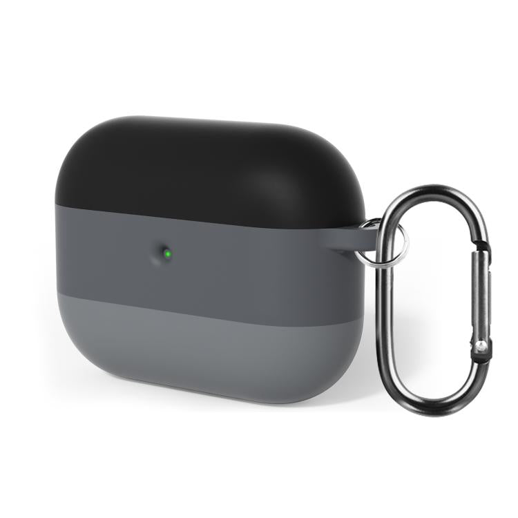 2.3mm Gradient Three-color Silicone Earphone Protective Case with Hook