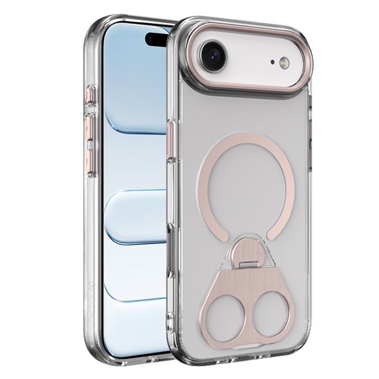 High Transparent MagSafe TPU Phone Case with 360 Degrees Rotating Ring Holder