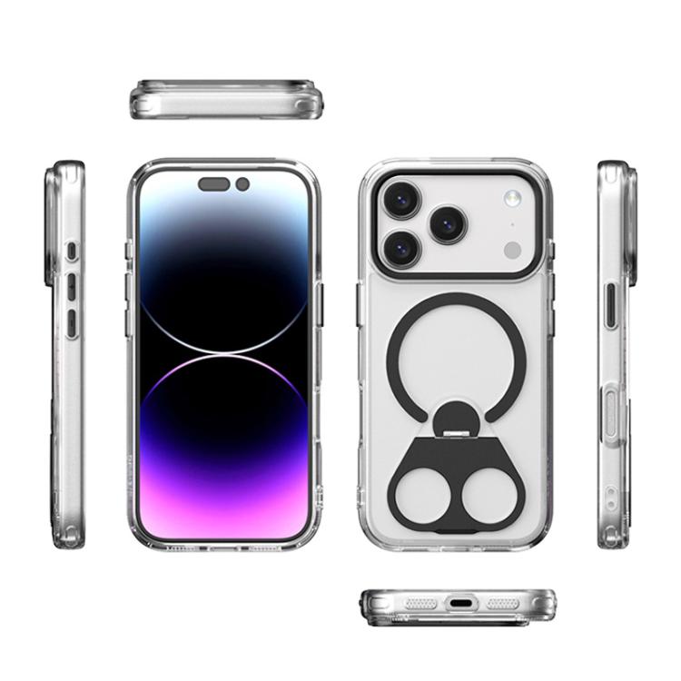 High Transparent MagSafe TPU Phone Case with 360 Degrees Rotating Ring Holder