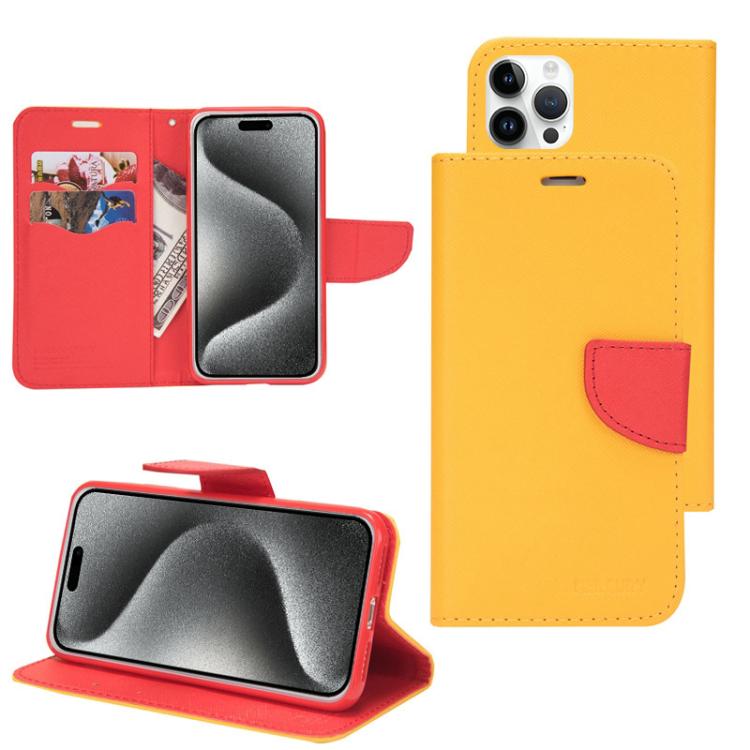 Mercury Contrast Color Splicing Leather Phone Case