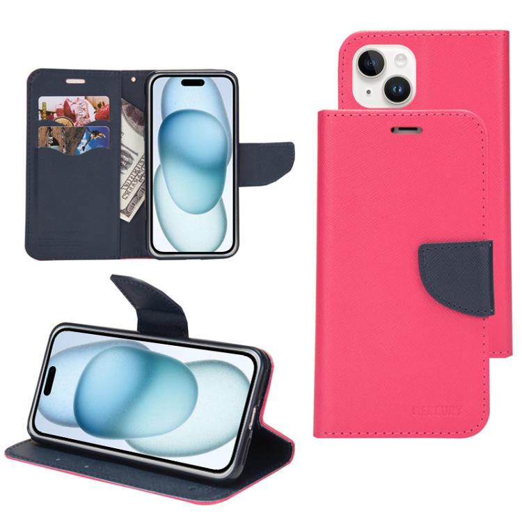 Mercury Contrast Color Splicing Leather Phone Case