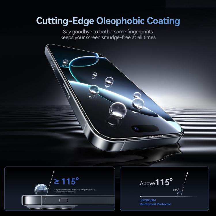 JOYROOM Knight Series 2.5D Full Screen HD Hard Anti-Scratch Tempered Glass Film