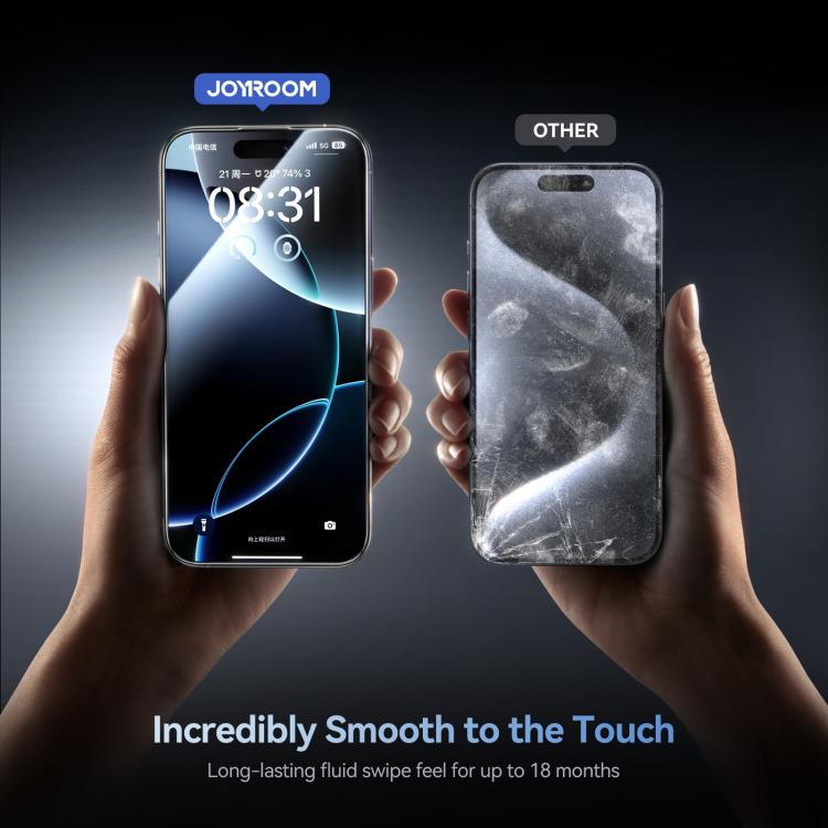 JOYROOM Knight Series 2.5D Full Screen HD Hard Anti-Scratch Tempered Glass Film