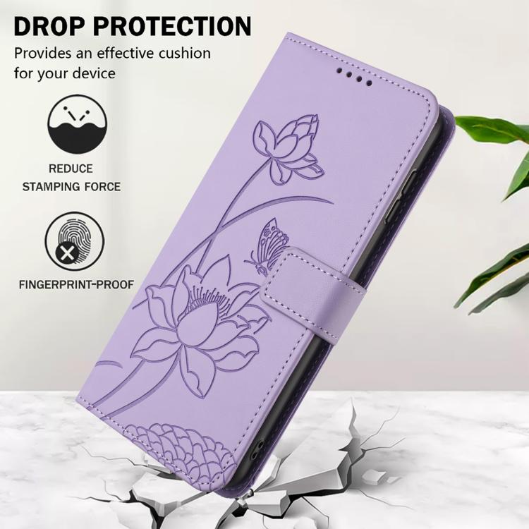 Lotus Embossed Leather Phone Case with Lanyard, For Samsung Galaxy S22 Ultra 5G, For Samsung Galaxy S22+ 5G, For Samsung Galaxy S22 5G, For Samsung Galaxy S21 FE 5G, For Samsung Galaxy S21 5G, For Samsung Galaxy S21+ 5G, For Samsung Galaxy S21 Ultra 5G
