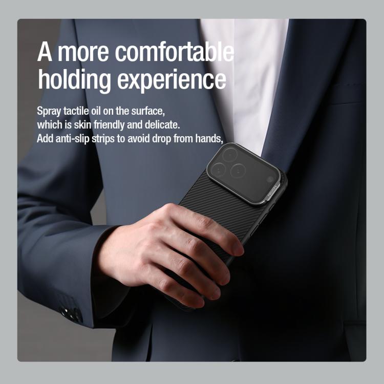 NILLKIN CamShield Prop Texture Transparent Mirror Cover MagSafe Magnetic PC Phone Case