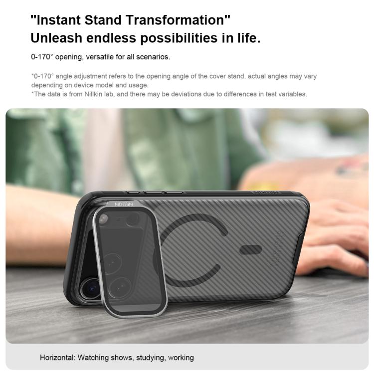 NILLKIN CamShield Prop Transparent Mirror Cover MagSafe Magnetic Translucent PC Phone Case