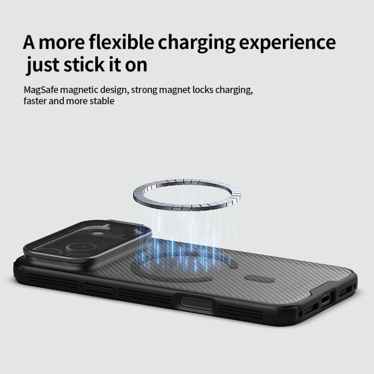 NILLKIN CamShield Prop Transparent Mirror Cover MagSafe Magnetic Translucent PC Phone Case