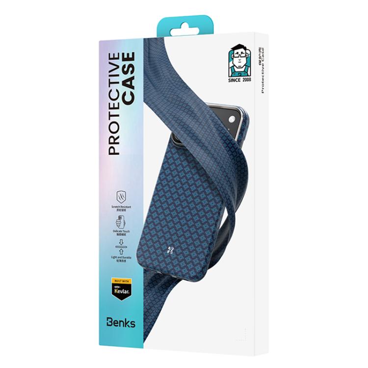 Benks Color Shield C1 Classic Kevlar Woven Diamond MagSafe Phone Case