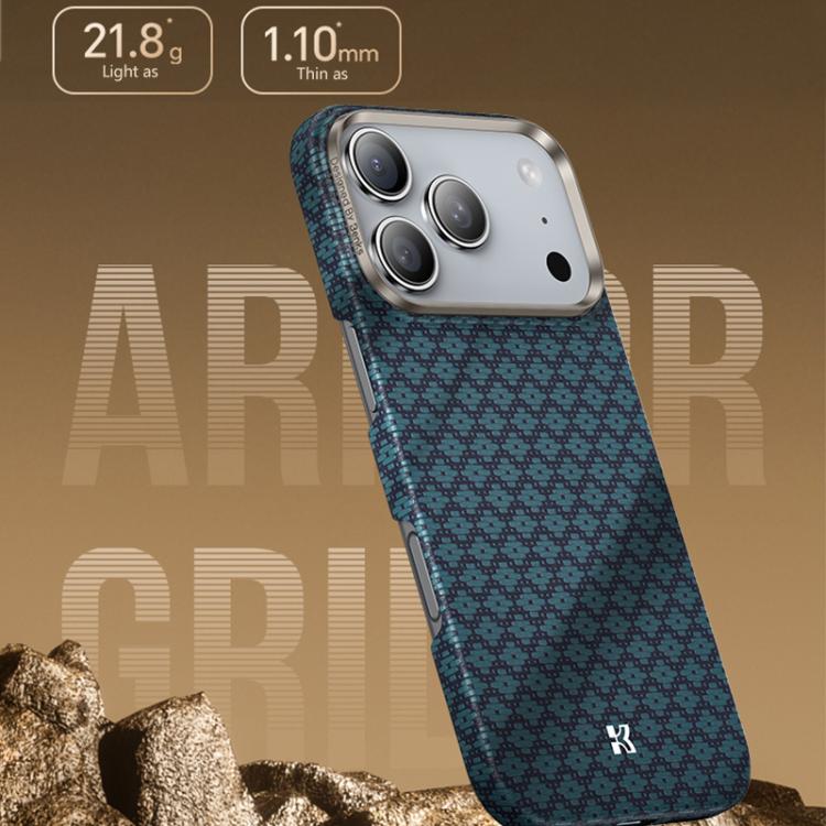 Benks Color Shield C1 Classic Kevlar Woven Diamond MagSafe Phone Case