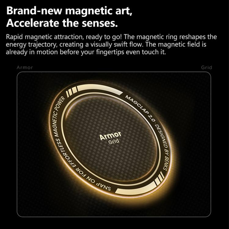 Benks Color Shield C1 Classic Kevlar Woven Diamond MagSafe Phone Case