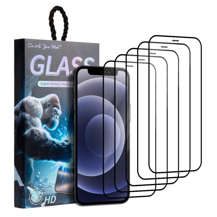 5pcs / Pack Do As You Wish Silk Screen Printed HD Tempered Glass Film