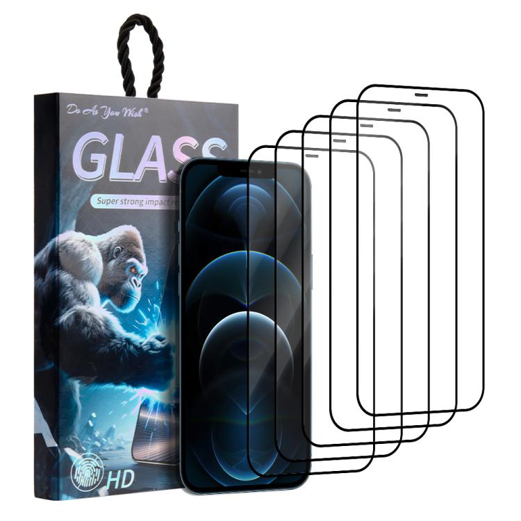 5pcs / Pack Do As You Wish Silk Screen Printed HD Tempered Glass Film