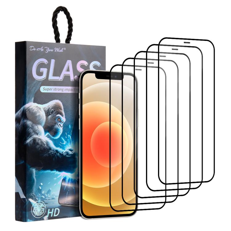 5pcs / Pack Do As You Wish Silk Screen Printed HD Tempered Glass Film